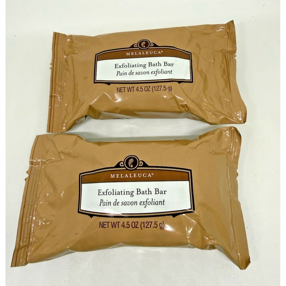 Melaleuca Exfoliating Bar Soap 4.5oz 127g Gentle Exfoliant Body Cleanser $11each